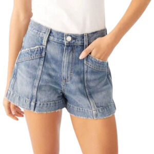 AMO Denim Rebecca shorts in nostalgia blue size 27 MSRP $248